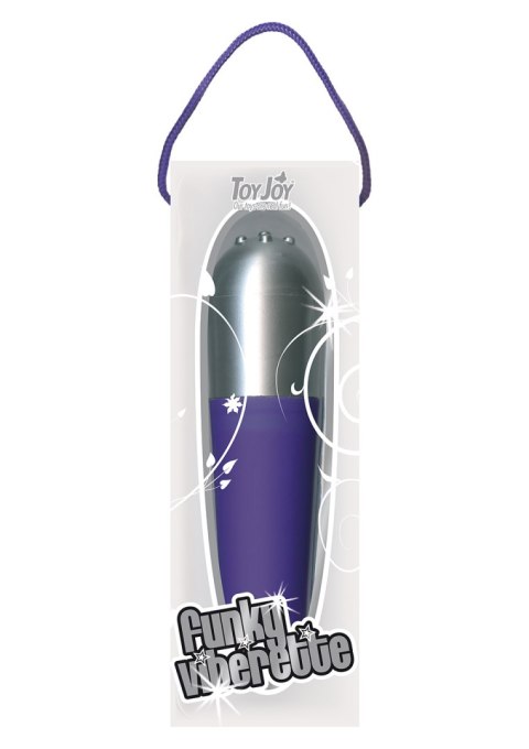 Mini wibrator ToyJoy Funky Viberette fioletowy wodoodporny TOYJOY