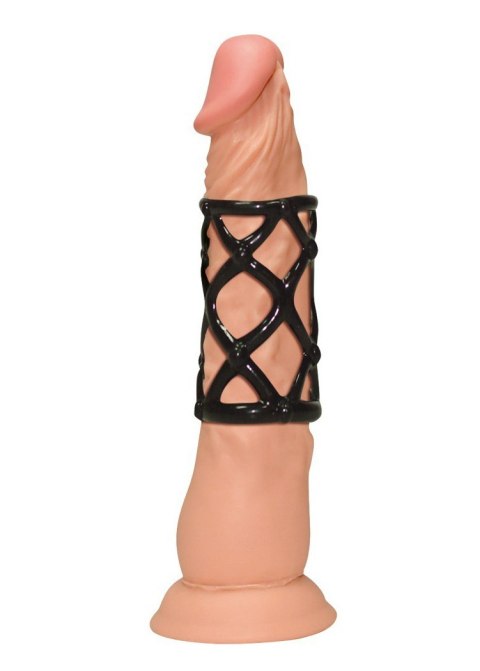 Nakładka na penisa You2Toys czarna TPE 6 cm You2Toys