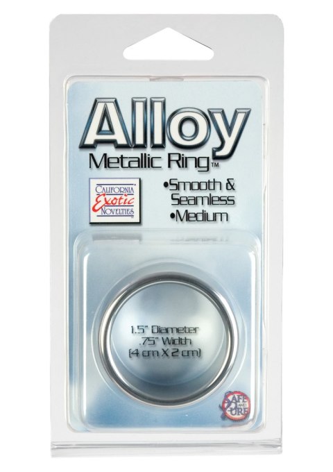 Pierścień erekcyjny aluminiowy Calexotics srebrny 4 cm CalExotics