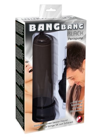 Pompka próżniowa Bang Bang do penisa czarny 20 cm Bang Bang