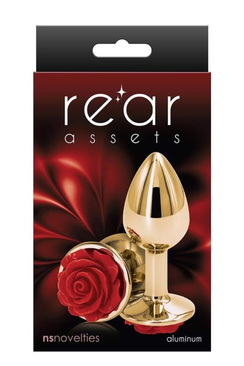 Rose Buttplug Small Red NS Novelties