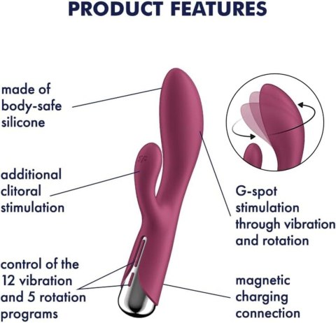 Satisfyer Spinning Rabbit 1 Red Satisfyer - Triple A Marketing GmbH