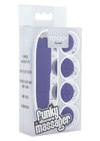 Stymulator łechtaczki Funky Massager ToyJoy fioletowy TOYJOY