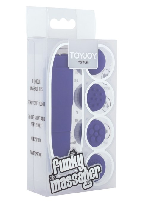 Stymulator łechtaczki Funky Massager ToyJoy fioletowy TOYJOY