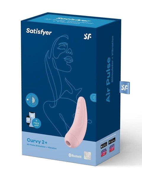 Wibrator - Curvy 2+ Air Pulse Stimulator + Vibration Satisfyer - Triple A Marketing GmbH