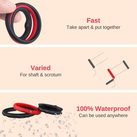 Cockring - Nappex™ Fuego - Premium Cockrings (10 Languages) Intimate Distribution