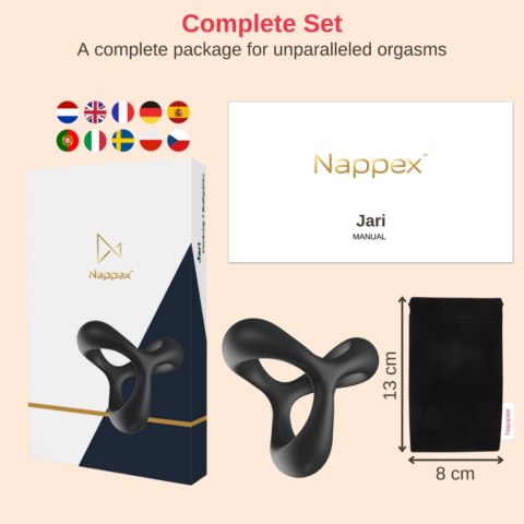 Cockring - Nappex™ Jari - Premium Cockrings (10 Languages) Intimate Distribution