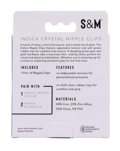 Crystal Nipple Clips TONGA