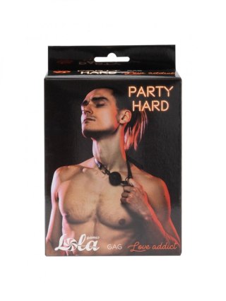 Gag Party Hard Love Addict Black Intimate Distribution
