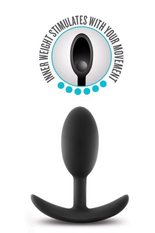 Korek analny Blush Anal Adventures Vibra Slim Plug medium Blush