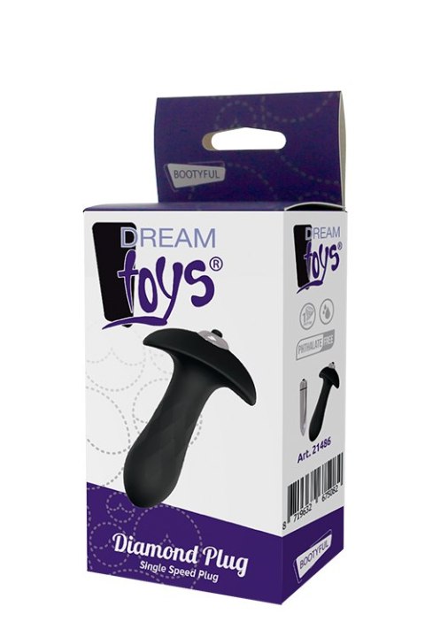 Korek analny wibrujący Cheeky Love silikonowy single speed 3 cm Dream Toys