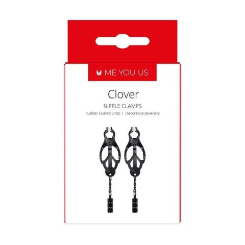 Me You Us Clover Nipple Clamp Black ABS - Intimate Distribution (dystrybutor)