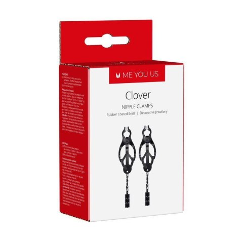 Me You Us Clover Nipple Clamp Black ABS - Intimate Distribution (dystrybutor)