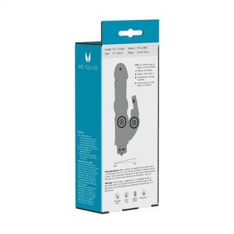 Me You Us Water Bunny Rabbit Vibrator Purple ABS - Intimate Distribution (dystrybutor)