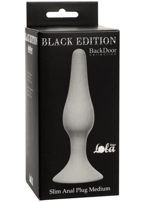 Plug-Slim Anal Plug Medium Grey Intimate Distribution