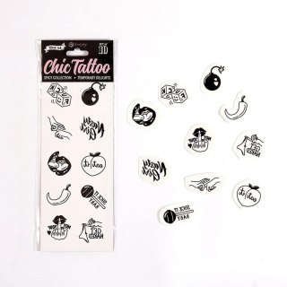 SET of 10 TEMPORARY TATTOOS - SPICY COLLECTION Secret Play - FEMARVI S.L.
