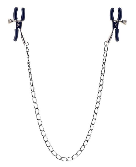 Stymulator- Squeeze N Please Nipple Chain Silver ABS - Intimate Distribution (dystrybutor)