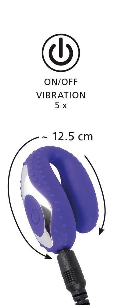Wibrator doustny You2Toys Blow Job Vibe fioletowy 12,5 cm You2Toys
