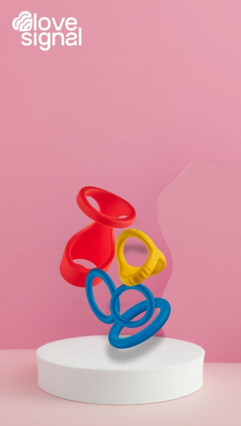 Zestaw pierścieni silikonowych Dream Toys Long Play Love Set Dream Toys
