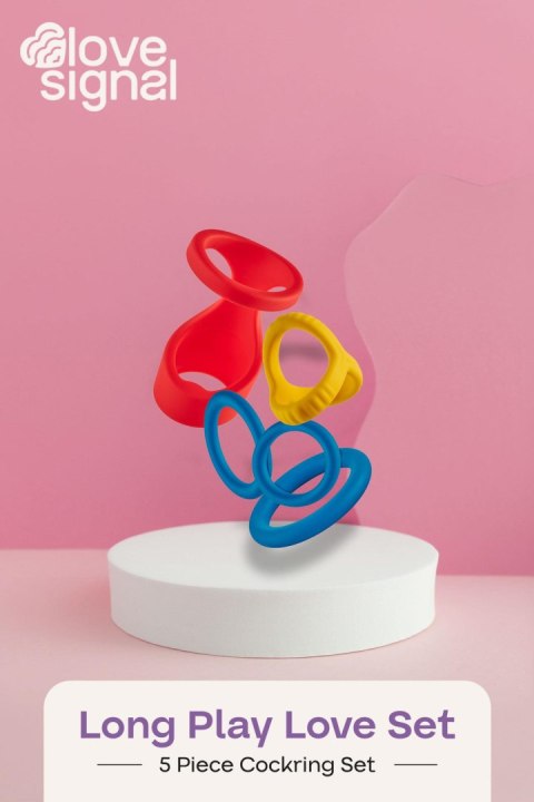Zestaw pierścieni silikonowych Dream Toys Long Play Love Set Dream Toys