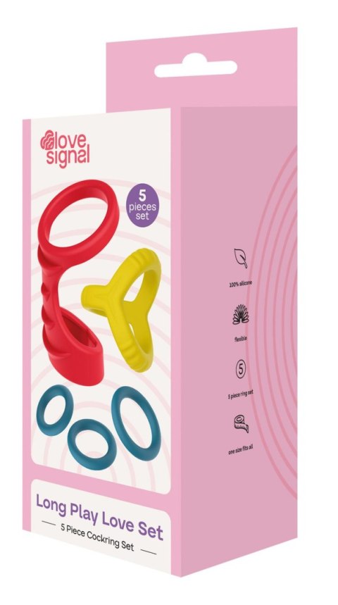 Zestaw pierścieni silikonowych Dream Toys Long Play Love Set Dream Toys