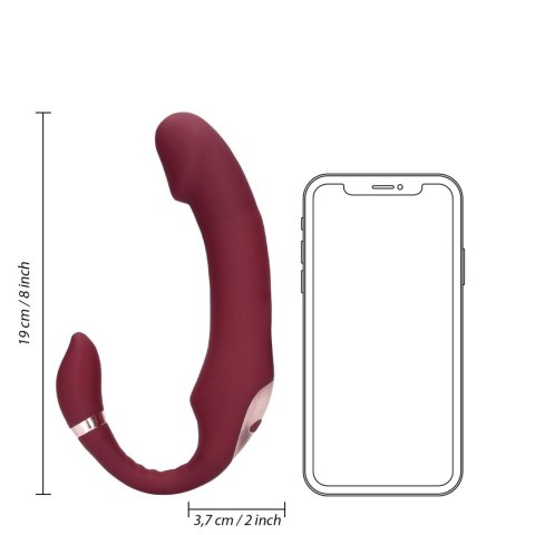 Bendable Vibrating Strapless Strap-on SHOTS