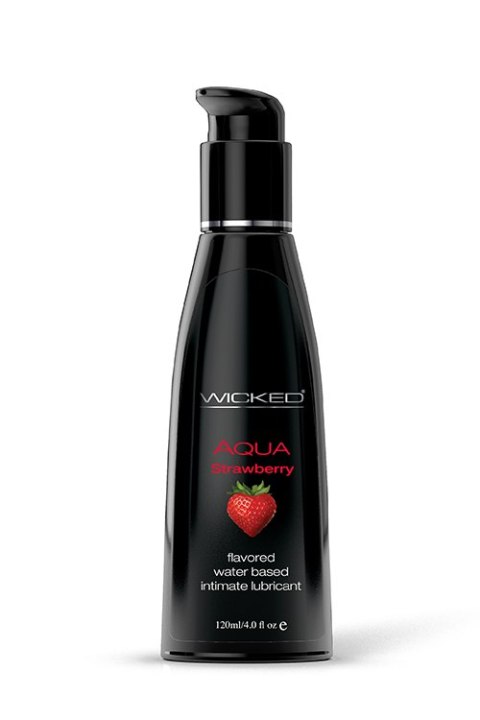 Lubrykant smakowy Wicked Aqua truskawkowy 120 ml Wicked Sensual Care