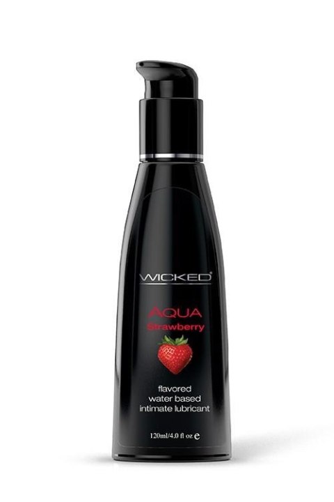 Lubrykant smakowy Wicked Aqua truskawkowy 120 ml Wicked Sensual Care