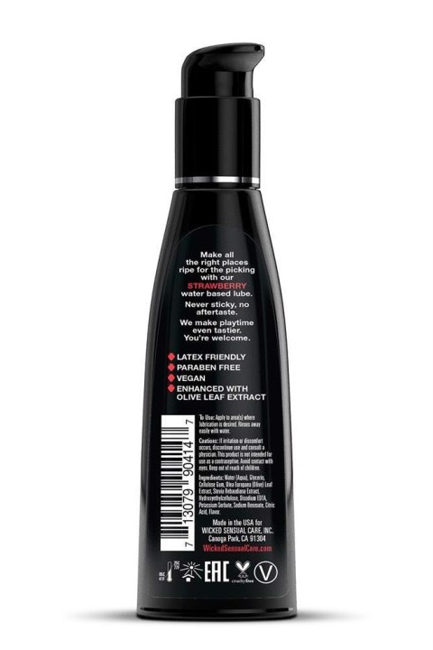 Lubrykant smakowy Wicked Aqua truskawkowy 120 ml Wicked Sensual Care