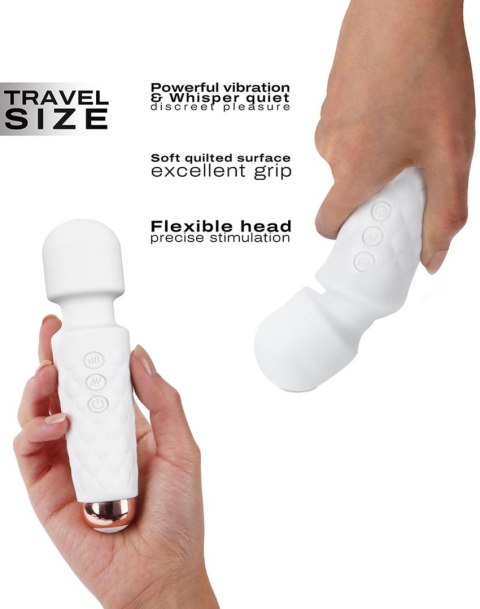 Mini masażer łechtaczki Dorcel Wanderful biały USB 15 cm Dorcel