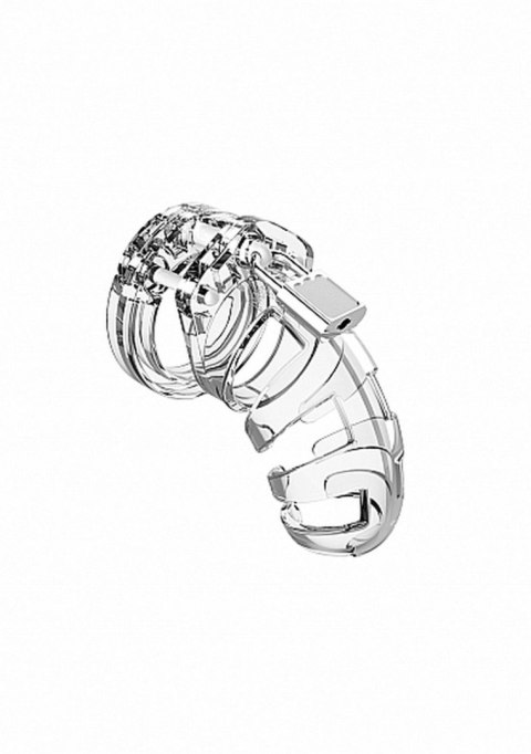 Model 02 - Chastity - 3.5"" - Cock Cage - Transparent SHOTS
