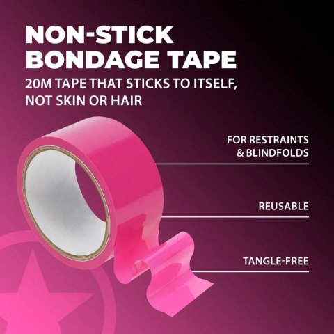 PVC Non-Stick Tape - 20 m - Pink SHOTS