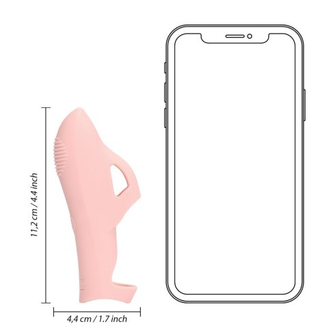 Silicone Finger Vibrator - Touch of Pink SHOTS