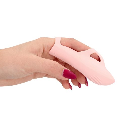 Silicone Finger Vibrator - Touch of Pink SHOTS