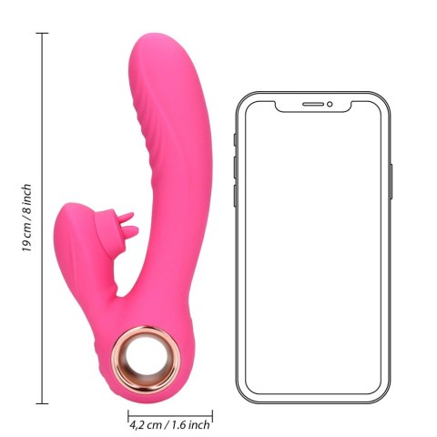 Tongue Flickering and Heating Rabbit Vibrator SHOTS