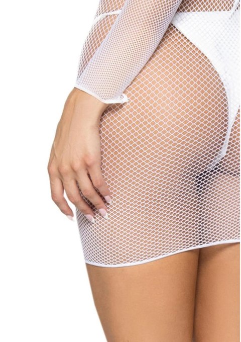 Ultra Net High Neck Mini Dress SCALA