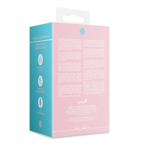 Ultra Soft Silicone Egg Vibrator with Remote Control SHOTS