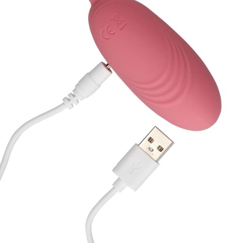 Ultra Soft Silicone Egg Vibrator with Remote Control SHOTS
