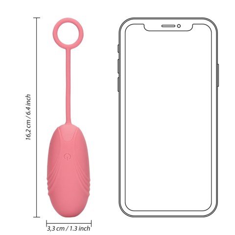 Ultra Soft Silicone Egg Vibrator with Remote Control SHOTS