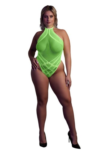 Body with Halter Neck - Neon Green - XL/XXXXL SHOTS