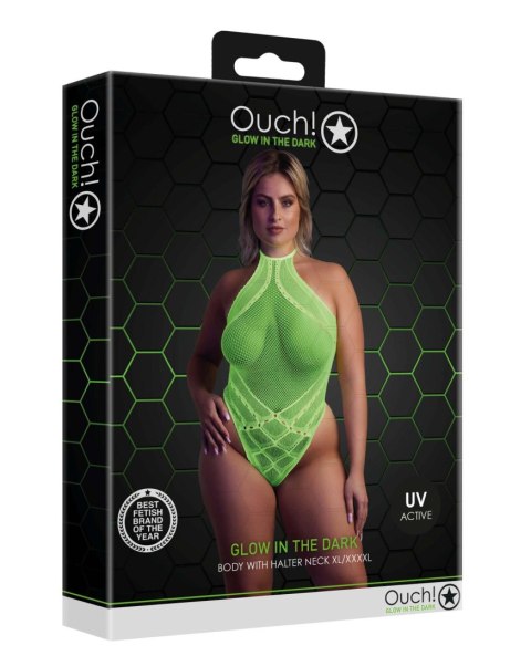 Body with Halter Neck - Neon Green - XL/XXXXL SHOTS