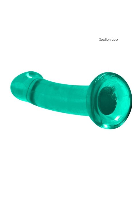 Dildo RealRock Crystal Clear przezroczyste z przyssawką 17 cm RealRock