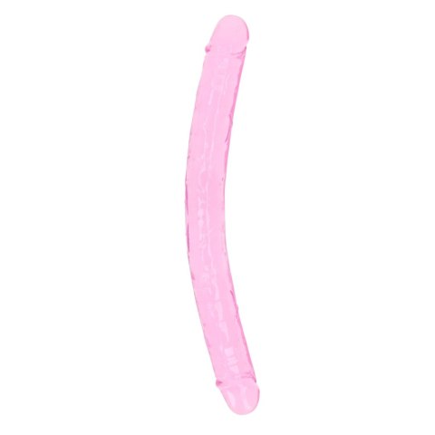 Dildo podwójne RealRock przezroczyste 34 cm RealRock
