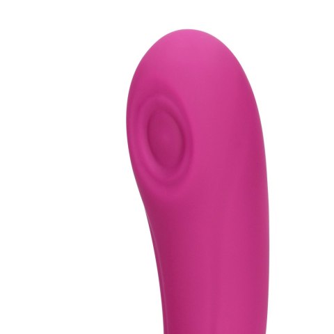 Gen - Rechargeable Triple Action G-Spot Vibrator with Pulse Wave and Vibrating Bristles - Pink SHOTS