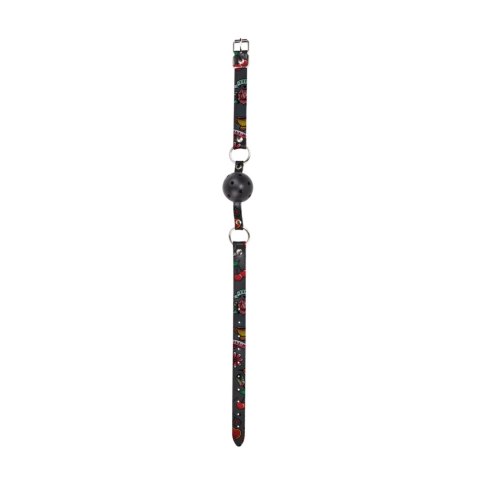 Oddychający knebel z kulką Ouch! 63 cm Ouch!