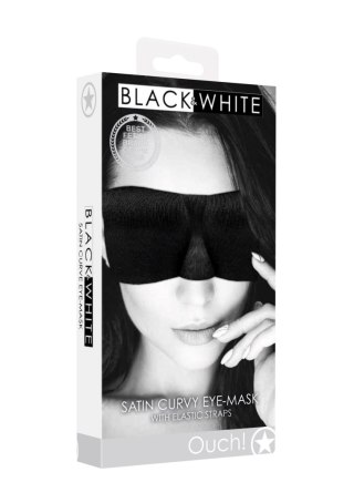 Satin Curvy Eye Mask - With Elastic Straps SHOTS