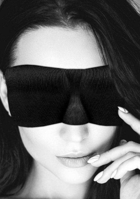Satin Curvy Eye Mask - With Elastic Straps SHOTS