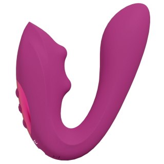 VIVE - Yuki - Rechargeable Dual Motor - G-Spot Vibrator with Massaging Beads - Pink SHOTS