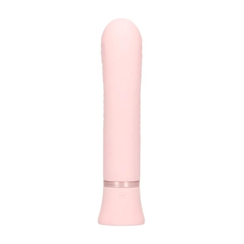 Wibrator króliczek Loveline Mystique żebrowany różowy 15,9 cm Loveline