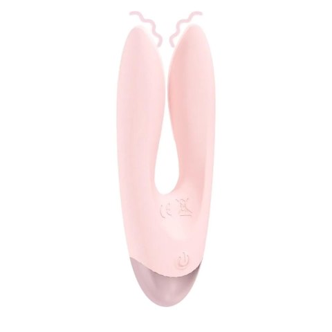 Wibrator podwójny Amour Loveline silikonowy różowy 11 cm Loveline
